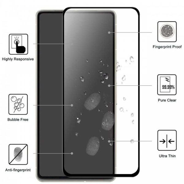 Google Pixel 7 FullFrame 0,26 mm 2,5D 9H hærdet glas Transparent