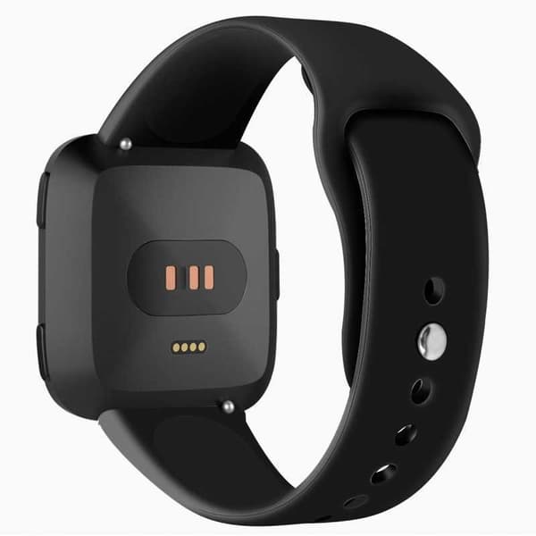 Fitbit Versa tyylikäs silikonirannekoru Walkr Svart