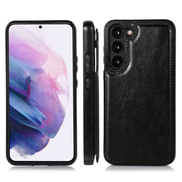 Samsung S23 FE iskunkestävä kansikorttipidike 3-taskuinen Flippr