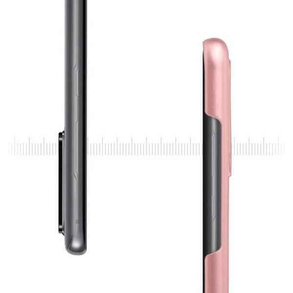 Samsung S20 Plus Ultratynn gummibelagt Cover Basic V2 Pink gold