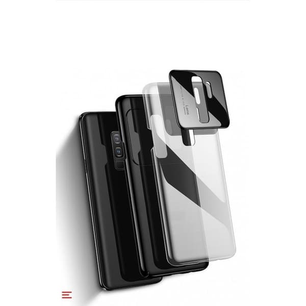 Samsung S9 Ultra Thin Shock Absorbing Shell Blanc Svart