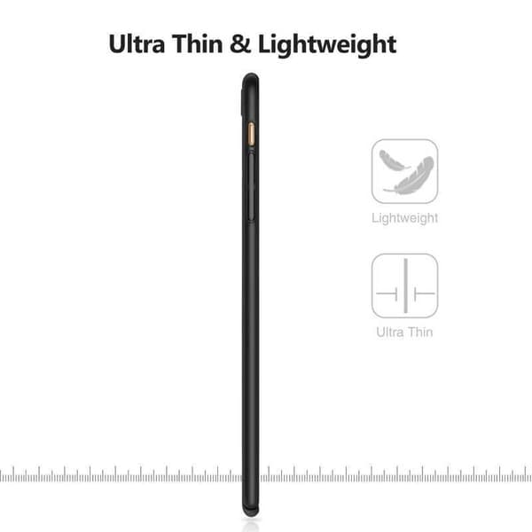 iPhone 7 Ultratunt Mattsvart Skal Basic V2 Svart
