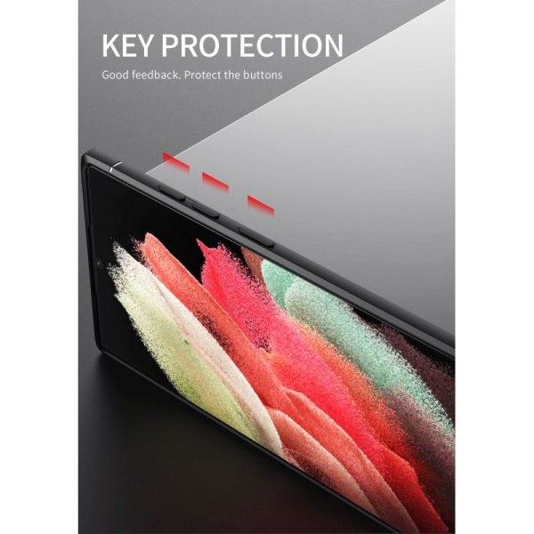 Samsung S22 Ultra Praktisk Stöttåligt Skal med Ringhållare V3 Black