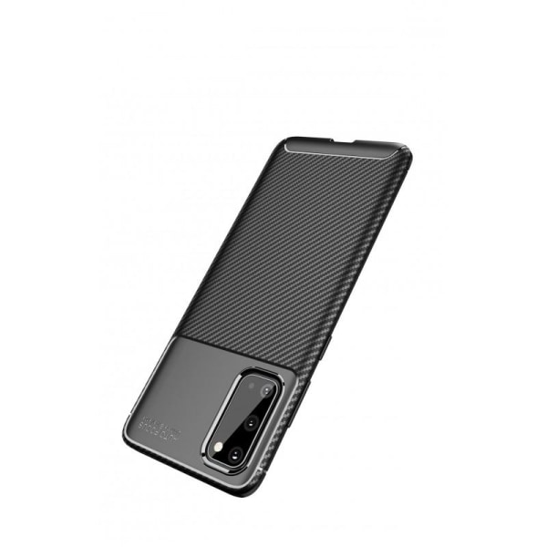 Samsung Galaxy S20 Plus Støtsikker Slim Cover FullCarbon V4 Black