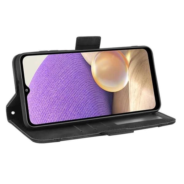 Samsung A14 5G/4G Plånboksfodral PU-Läder 6-FACK Winston V3 Svart