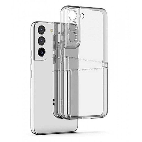 Samsung S20 FE (2020 & 2022) Ohut iskunkestävä kännykkäkuori korttipaikalla V2 Transparent