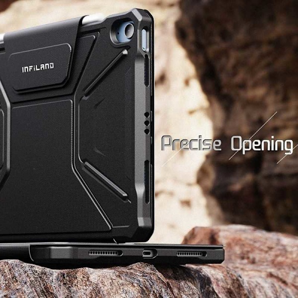 iPad Air 4 2020 / Air 5 2022 10,9 "Infiland Multiple Angles Black