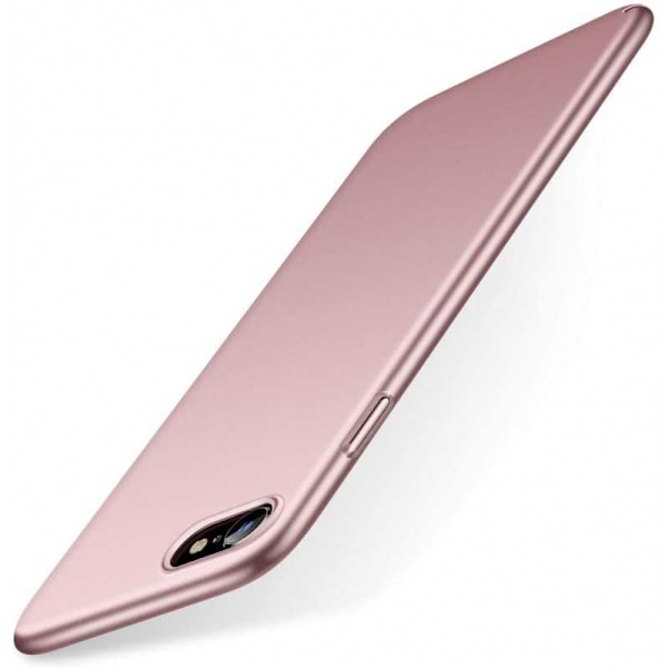 iPhone 7 / 8 / SE(2020 & 2022) Ultraohut kumipinnoitettu Cover Basic V2 Pink gold