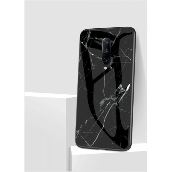 OnePlus 7 Pro Marble Shell 9H hærdet glas bagside glas bagside V Green Emerald Green
