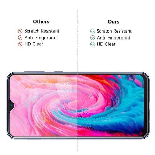 2-PACK Samsung M20 Härdat glas 0.26mm 2.5D 9H Transparent