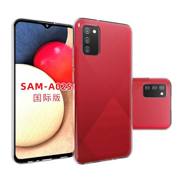 Samsung A02s stødabsorberende blødt etui Enkelt Transparent