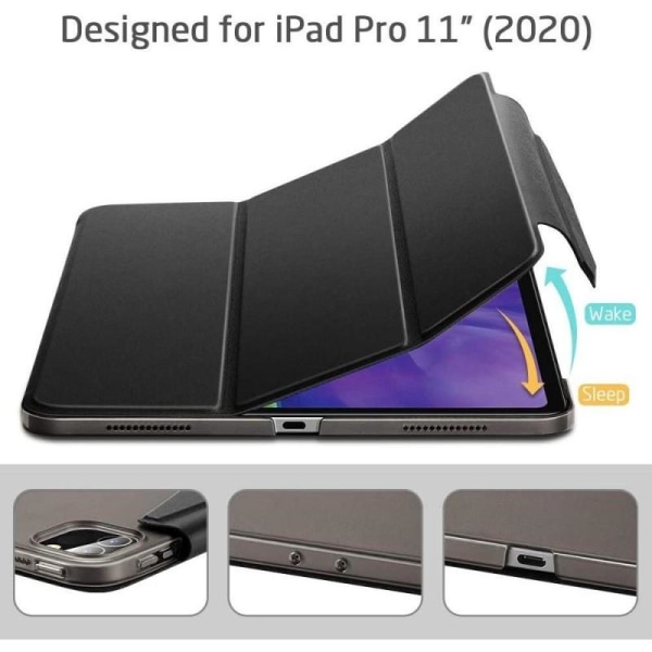 iPad Pro 11 2018/2020 läppäkotelo ESR Yippee Black