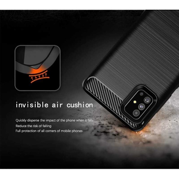 Samsung Galaxy A51 Shockproof Shell SlimCarbon Black