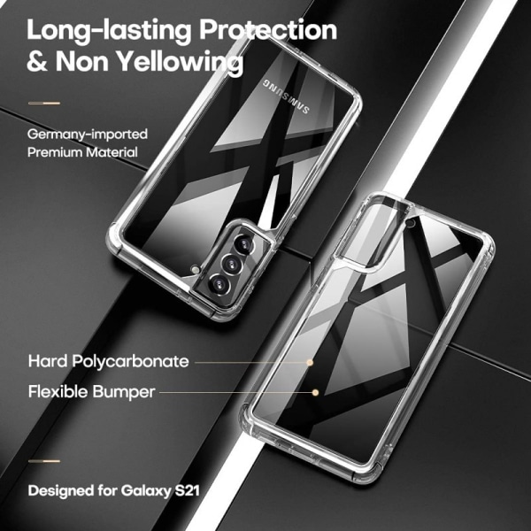 Stöttåligt Skal 3in1 för Samsung S23 / S23 Plus Transparent Samsung S23 Plus