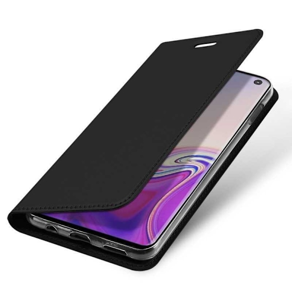 Samsung S10e Flipfodral Skin Pro med Kortfack (SM-G970F) Svart