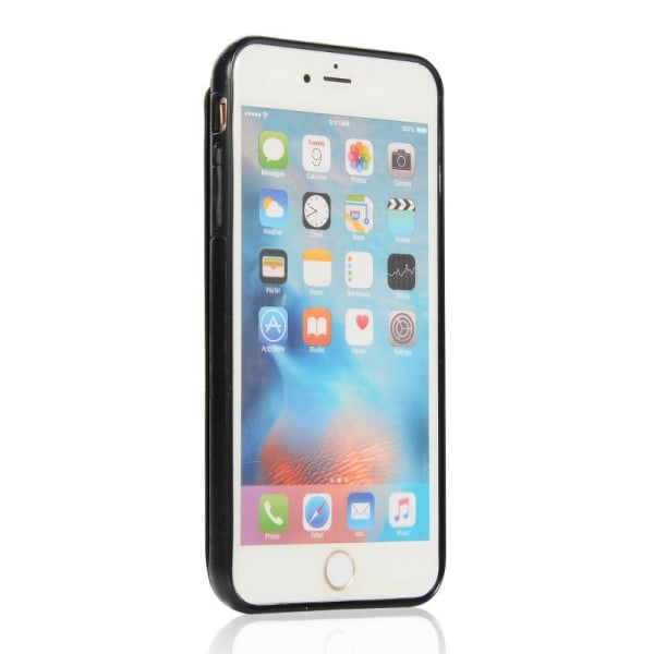 iPhone 6 / 6S Stöttåligt Skal Korthållare 3-FACK Flippr V2 Svart Svart