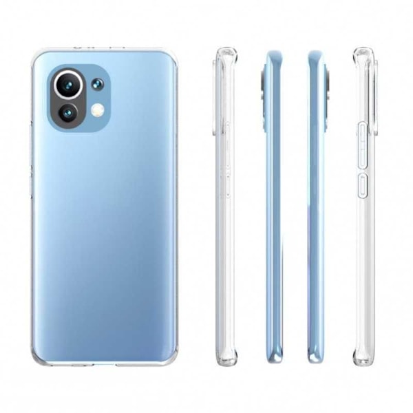 Xiaomi Mi 11 stødabsorberende blødt etui Enkelt Transparent