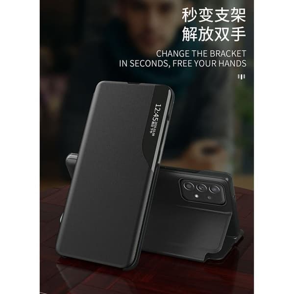 Samsung A23 5G Case Tech-Protect Smart View - musta Black