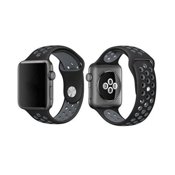 Apple Watch SE 44mm tyylikäs urheiluranneke Runnr Black