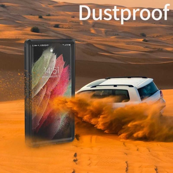 Samsung S23 Ultra Heltäckande Vattentät Premium Skal - 2m