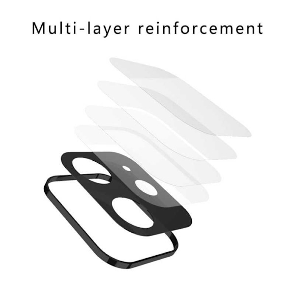 iPhone 11 Härdat Glas Kamera Skydd 9H Svart