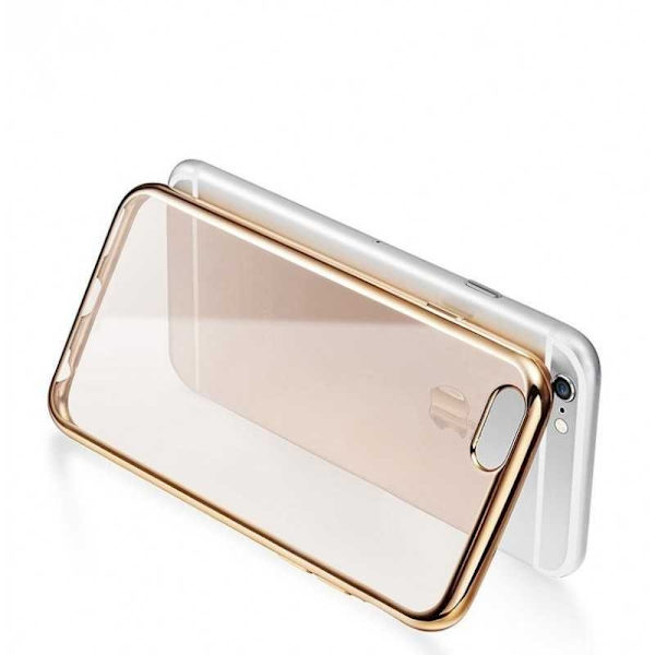 iPhone 7 Plus / 8 Plus iskuja vaimentava kumikotelo Rosenguld