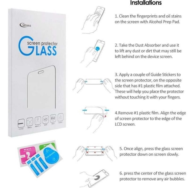 2-PACK Huawei P30 Lite Hærdet glas 0,26 mm 2,5D 9H Transparent
