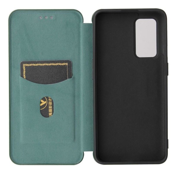 OnePlus 9 Flip Case -korttipaikka CarbonDreams Green Green