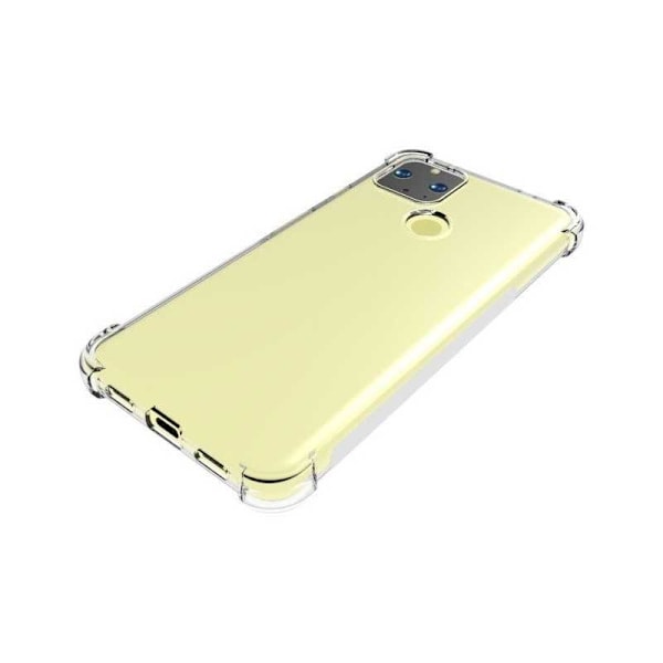 Google Pixel 4a 5G stødabsorberende silikone Shell Shockr Transparent