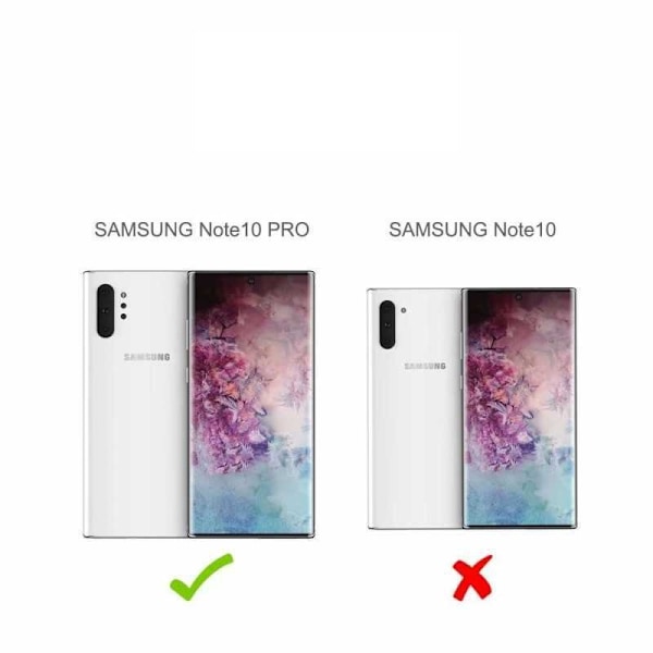 Samsung Note 10 Plus Full Coverage Vedenpitävä Premium Suoja - 2m Transparent