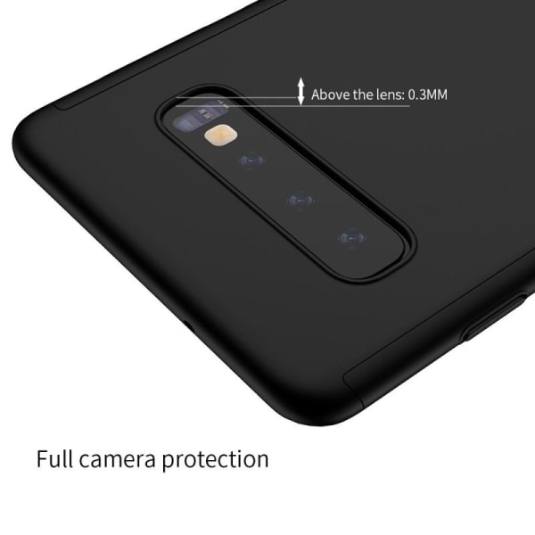 Samsung S10e | 360° 3in1 FullCover Shell inkl. Skærmbeskytter Black