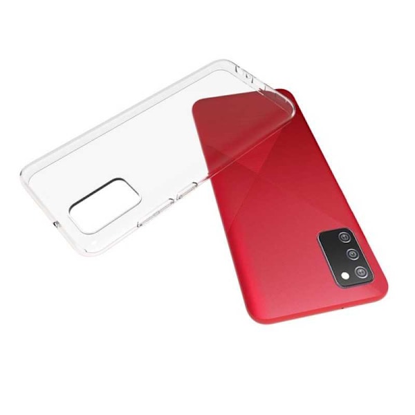 Samsung A02s stødabsorberende blødt etui Enkelt Transparent