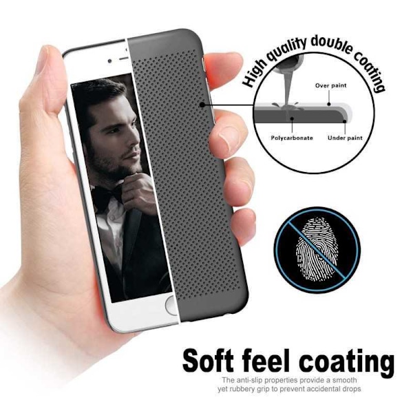 Huawei P Smart 2019 iskuja vaimentava erittäin ohut kumipinnoitettu Shell Breeze Black