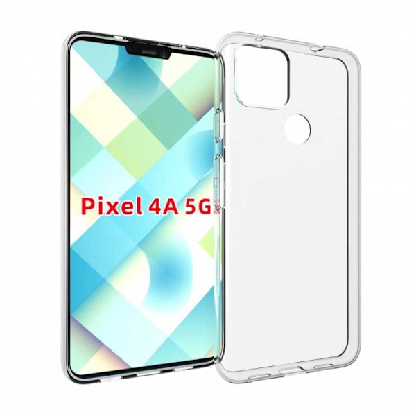 Google Pixel 4a 5G Stötdämpande Mjukt Skal Simple Transparent