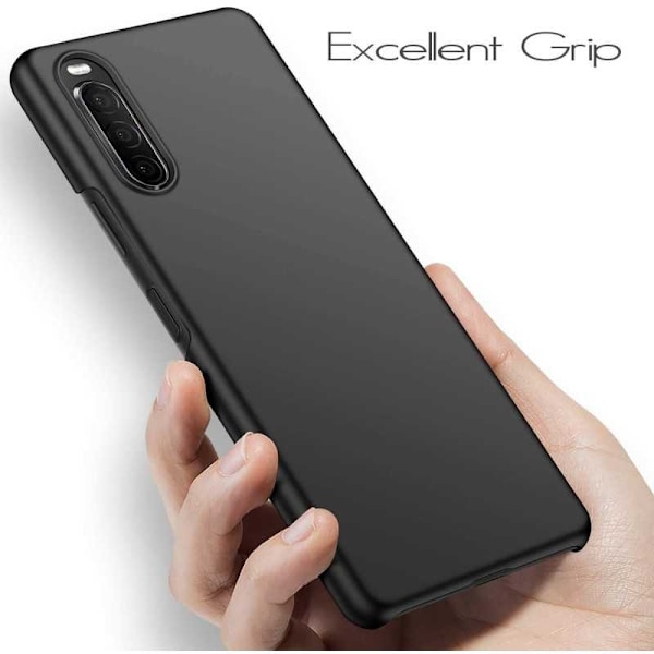 Xperia 10 II Kumipinnoitettu mattamusta Cover Basic V2 (XQ-AU52) Black