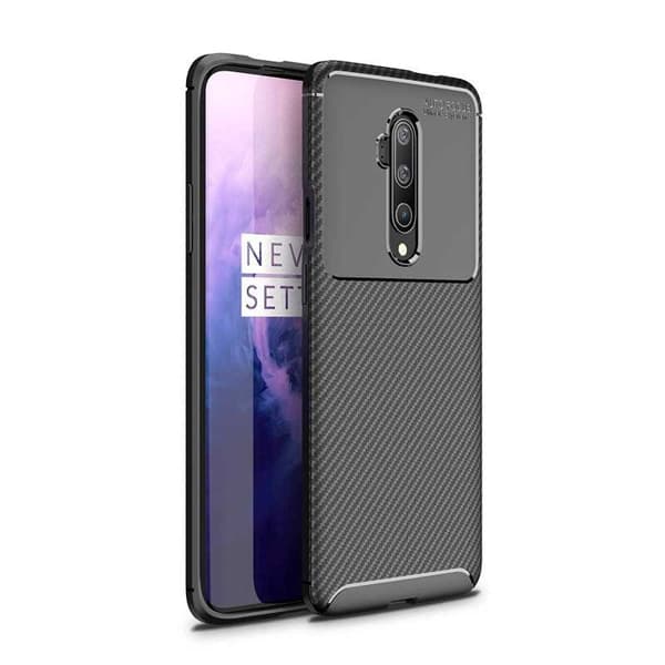 OnePlus 8 Iskunkestävä ohut kansi FullCarbon V4 Black