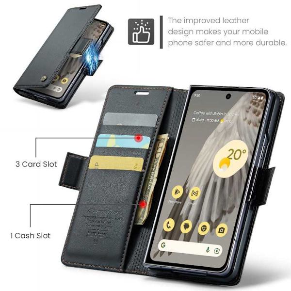 CaseMe Skin Pro Fodral Google Pixel Fold Svart