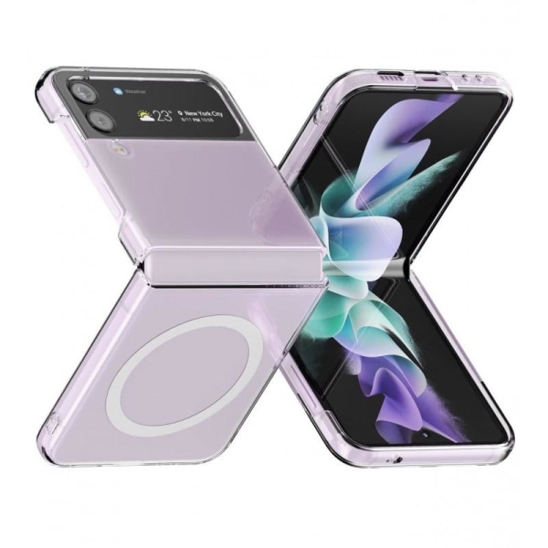 Samsung Z Flip 4 Transparent Stötdämpande Skal MagSafe-Kompatibe Transparent