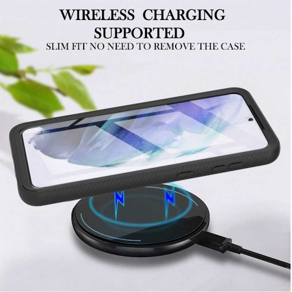 Samsung S22 Full Coverage Premium 3D-etui ThreeSixty Transparent