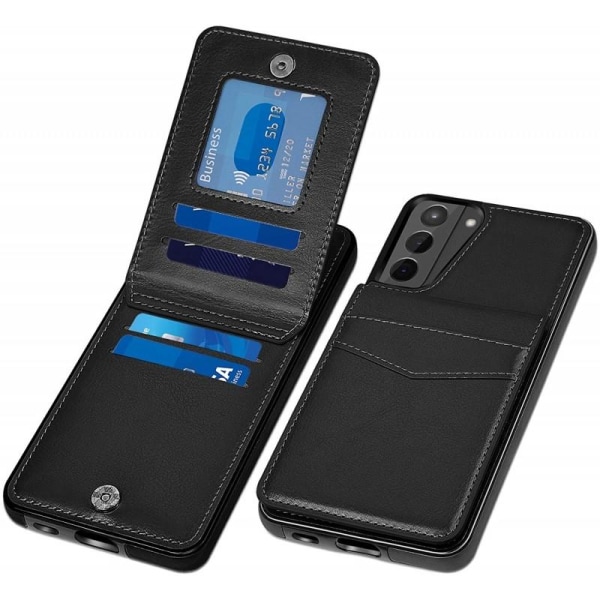Samsung S21 mobil deksel kortholder 5-FACK Retro V3 Brun