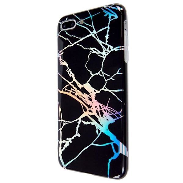 iPhone 8 Plus Stötdämpande Marmorskal Lazr Svart