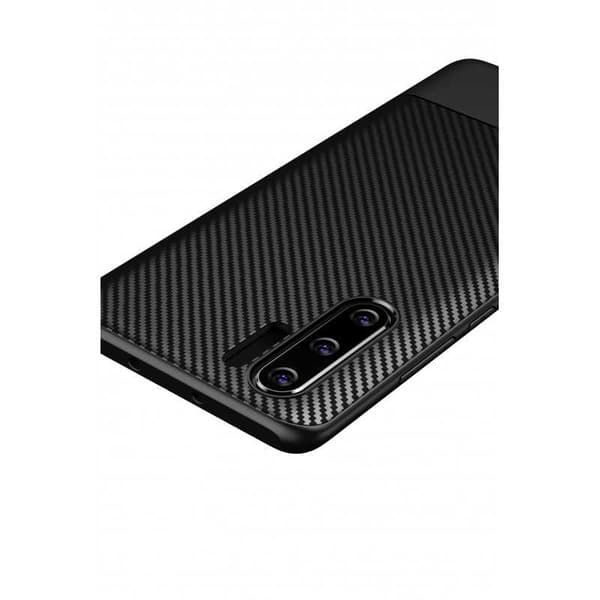 Samsung Note 10 Plus iskunkestävä FullCarbon kotelo Black