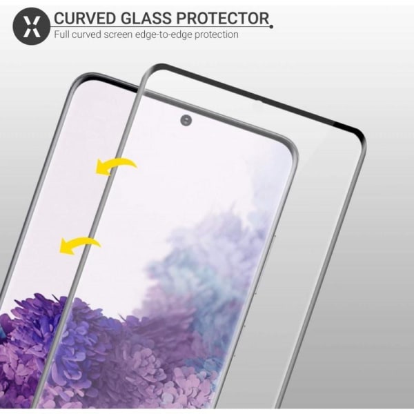 Samsung S20 Hærdet Glas 3D 0,26mm 9H Fullframe Transparent