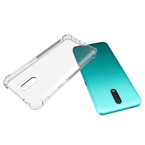 Nokia 2.3 Stødabsorberende Silikone Shell Shockr Transparent