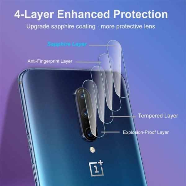 OnePlus 7T Pro kamera linsecover Transparent