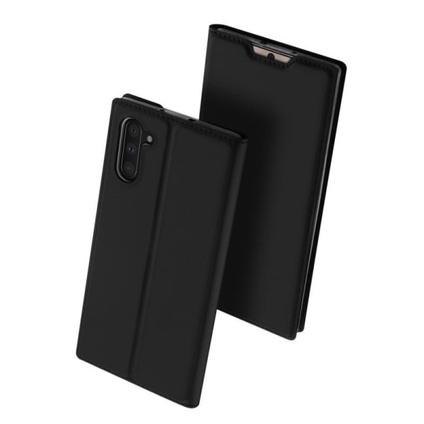 Samsung Note 10 Plus Flip Case Skin Pro med kortrum Black