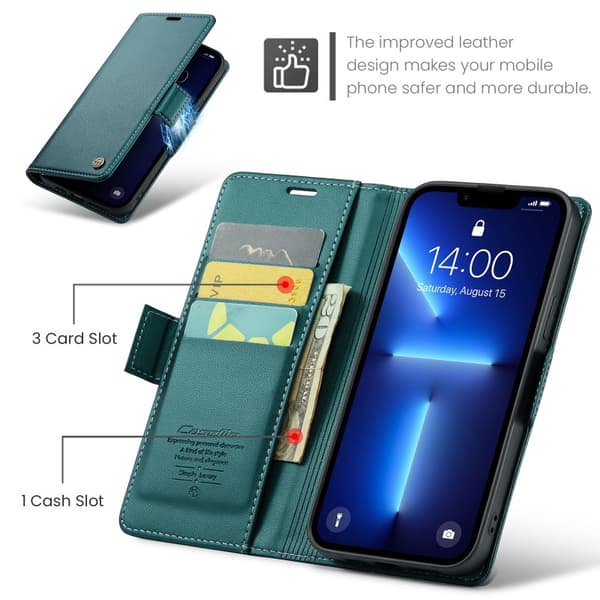 CaseMe Skin Pro Fodral iPhone 13 Pro Max - Grön