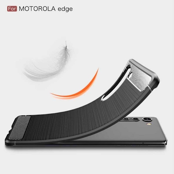 Motorola Moto Edge Shockproof Shell SlimCarbon Black