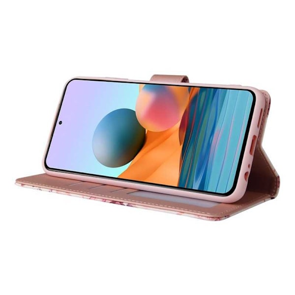 Redmi Note 10 Pro Trendikäs lompakkokotelo Sparkle 4-FACK Pink
