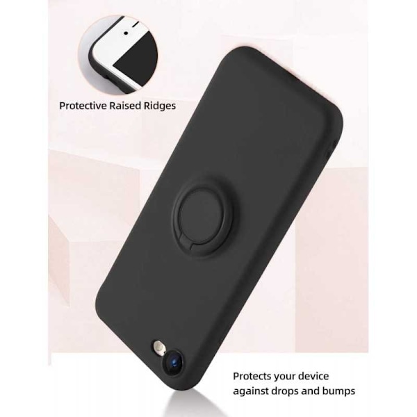 iPhone 7/8/SE (2020 & 2022) Iskunkestävä kotelo CamShield-renkaan pidikkeellä Rosa